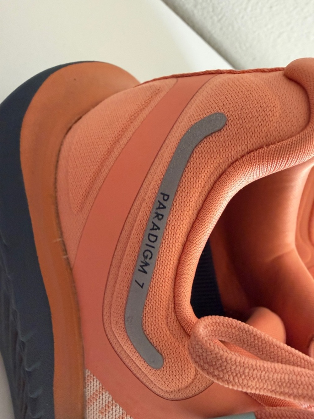 Women’s Coral Peach Running Sneakers - Picture 3 of 4